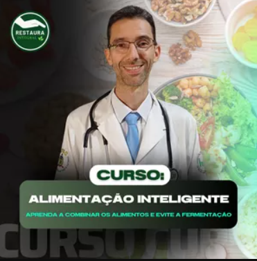 capa do curso ALIMENTAÇÃO INTELIGENTE (com E-BOOK de RECEITAS)